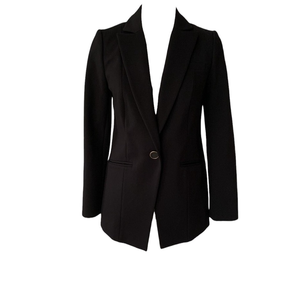 Chico’s Black Ponte Blazer NWT - Picture 2 of 8